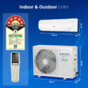 Voltas Adjustable Inverter Split AC, 1/1.5/2 Ton, 5 star - 125V/185V/245V Vectra Plus - Image 4