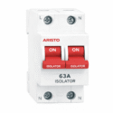 Aristo 63A Double Pole Isolator