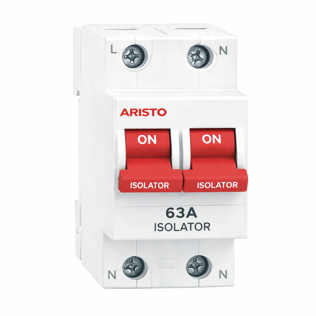 Aristo 63A Double Pole Isolator Aristo 63A Double Pole Isolator - Image 1