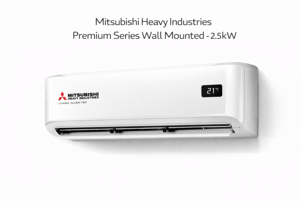 Mitsubishi Heavy Industries Premium Series Wall Mounted - 2.5kW